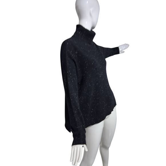 C by Bloomingdale's 100% 2-ply Cashmere Womens XL Speckled Turtleneck Sweater - Picture 7 of 13